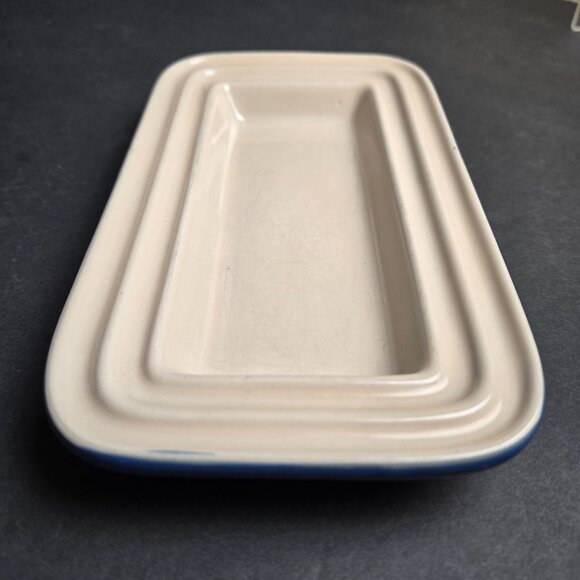 Le Creuset Cobalt Blue Butter Dish BOTTOM ONLY Replacement 18-21 - Picture 7 of 8